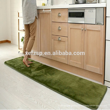 100% polyester microfiber kitchen set funny rug